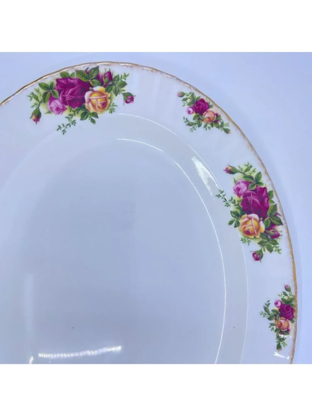 vintage royal albert old country roses oval serving platter bone china